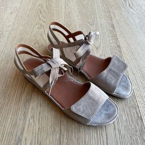 L’Amour Des Pieds Black Leather Studded Sandals Slingback 11B